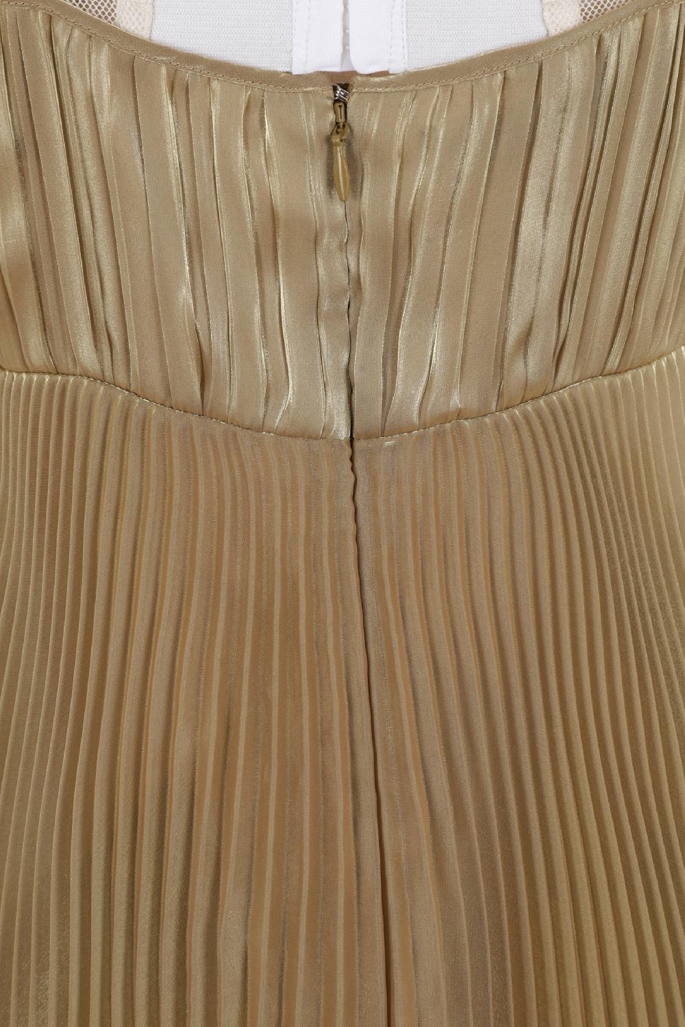 PRADA Abito In Voile Tecnico Plissé