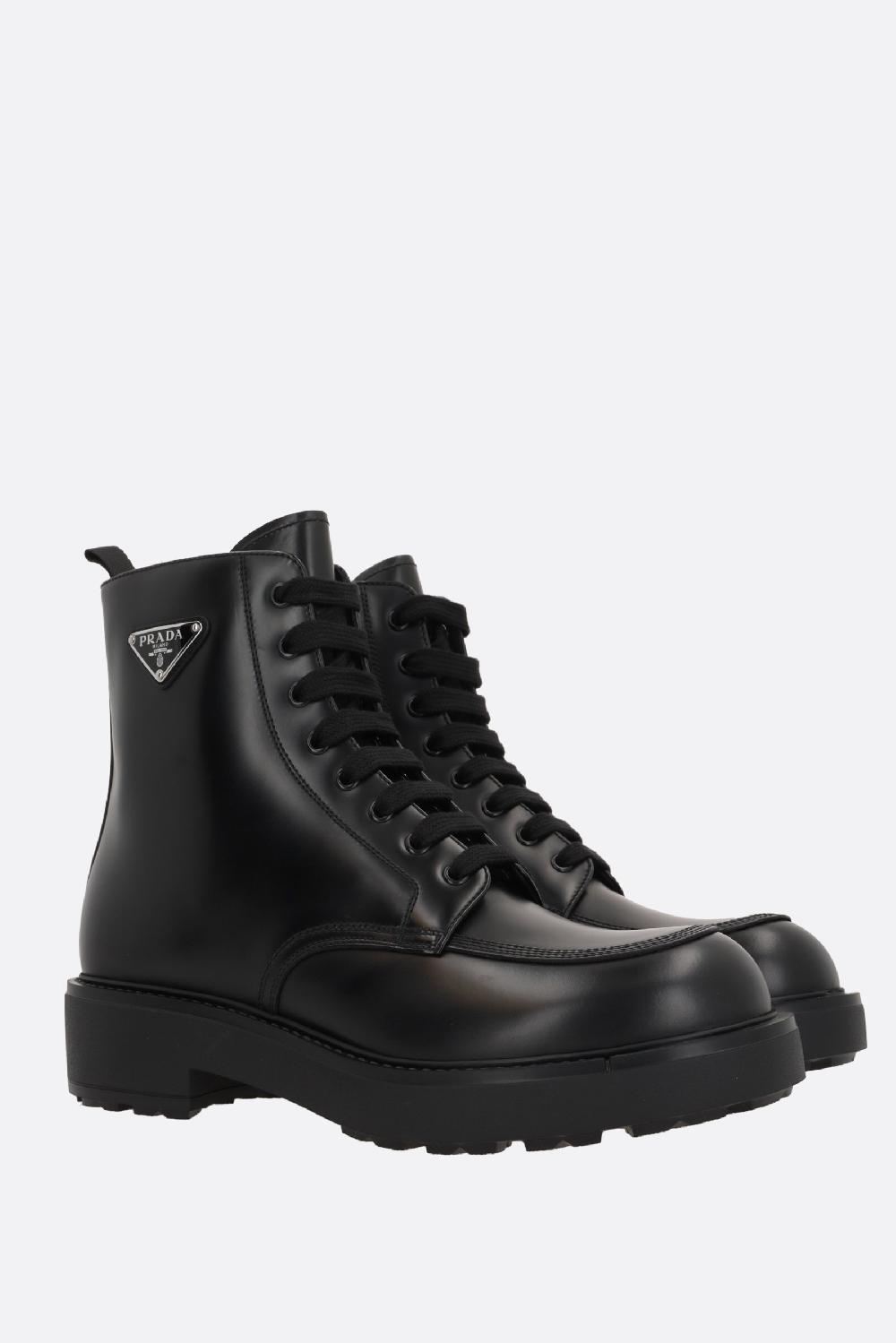 PRADA Anfibio In Pelle Spazzolata