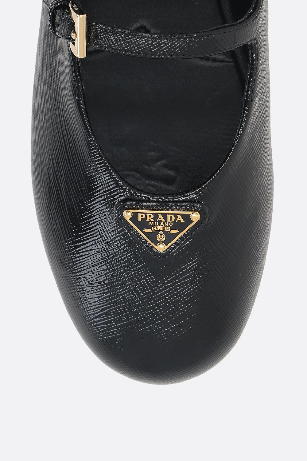 PRADA Ballerina In Pelle Saffiano