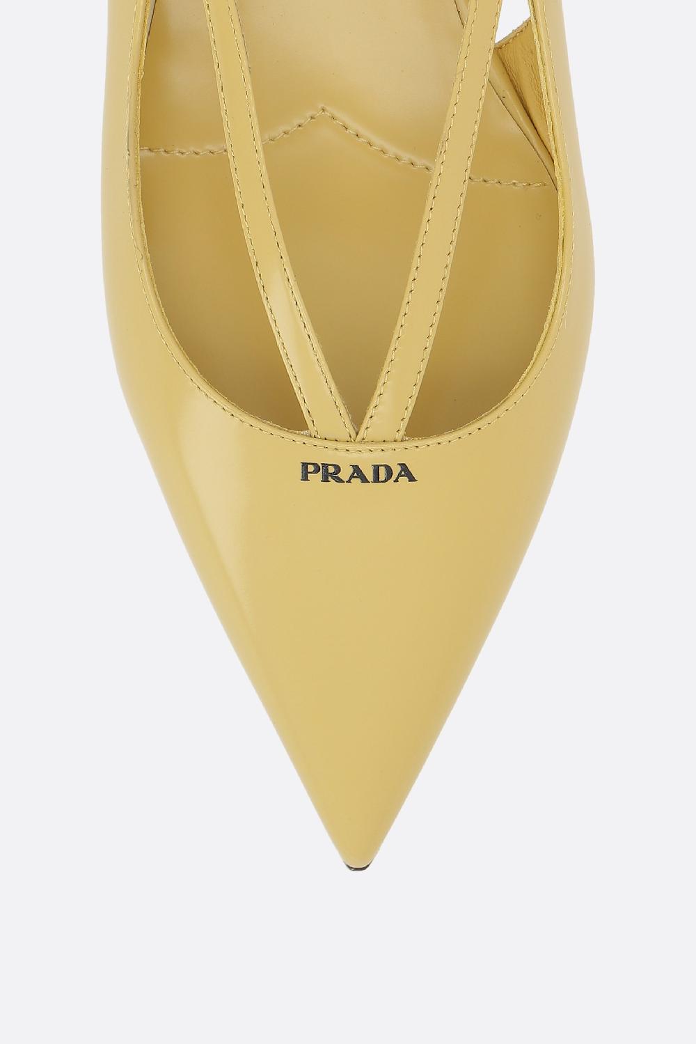 PRADA Ballerina In Pelle Spazzolata