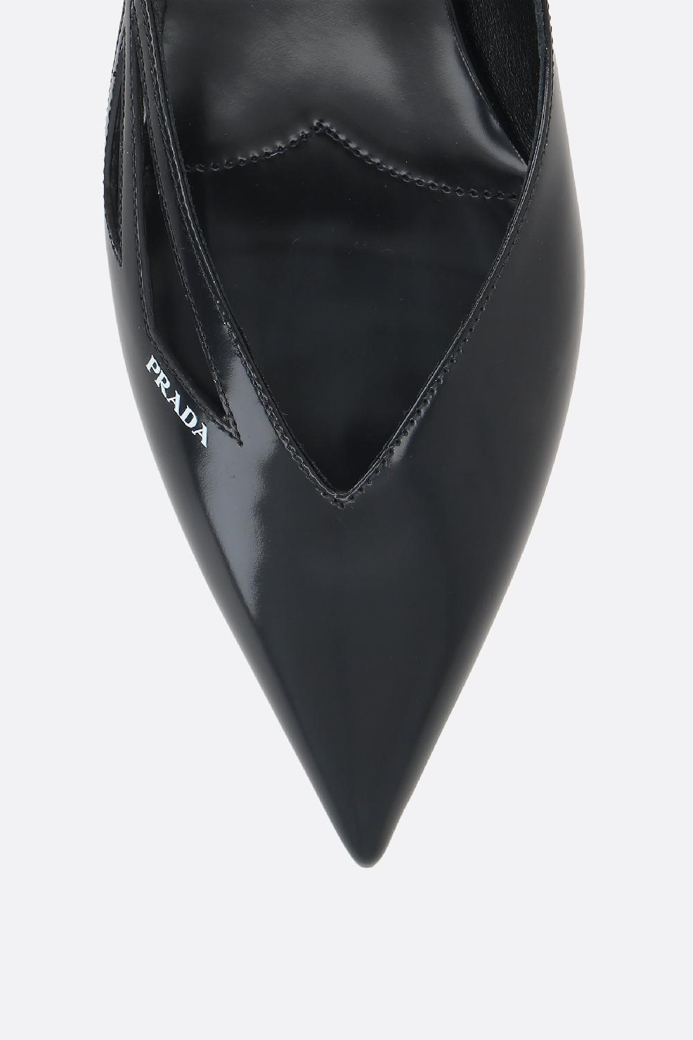 PRADA Ballerina In Pelle Spazzolata