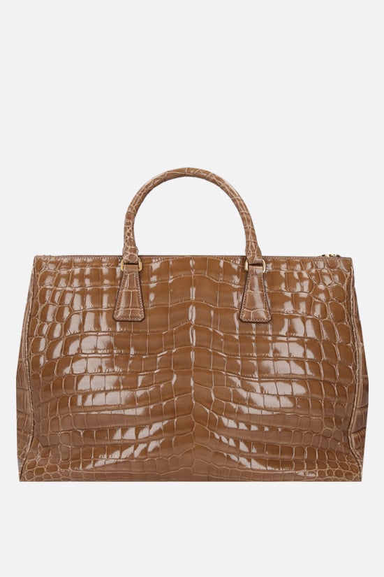 PRADA Borsa A Mano In Pelle Di Coccodrillo Lucido