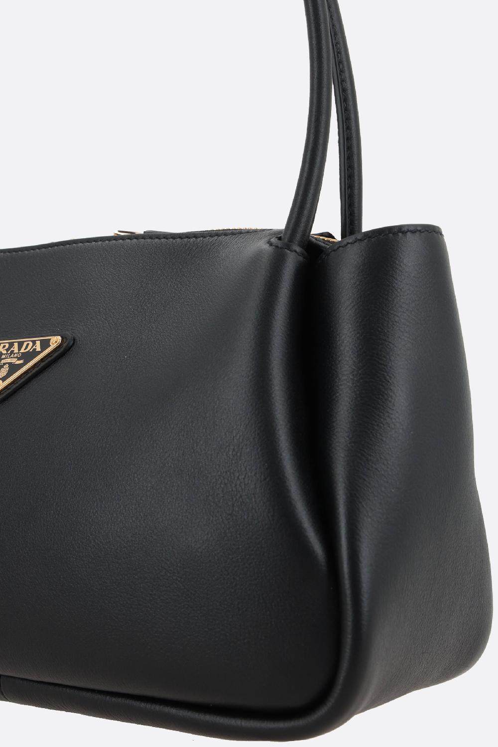 PRADA Borsa A Mano Media In Pelle Martellata