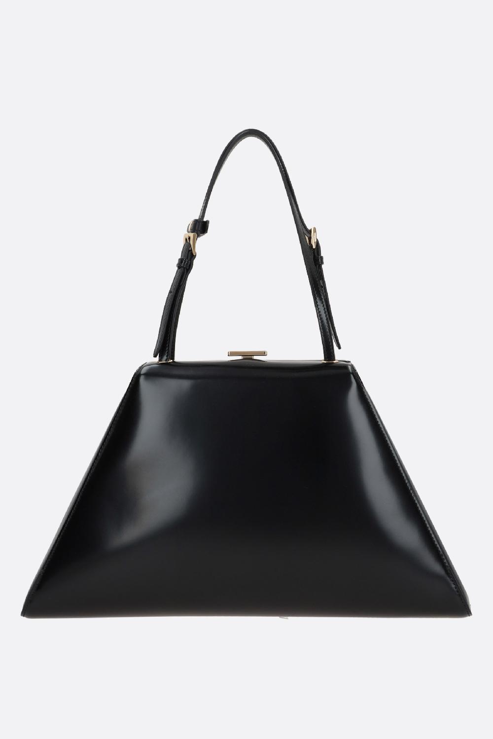 PRADA Borsa A Mano Media In Pelle Spazzolata