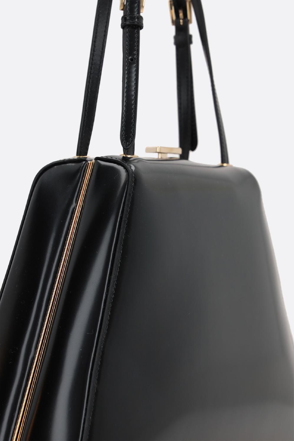 PRADA Borsa A Mano Media In Pelle Spazzolata