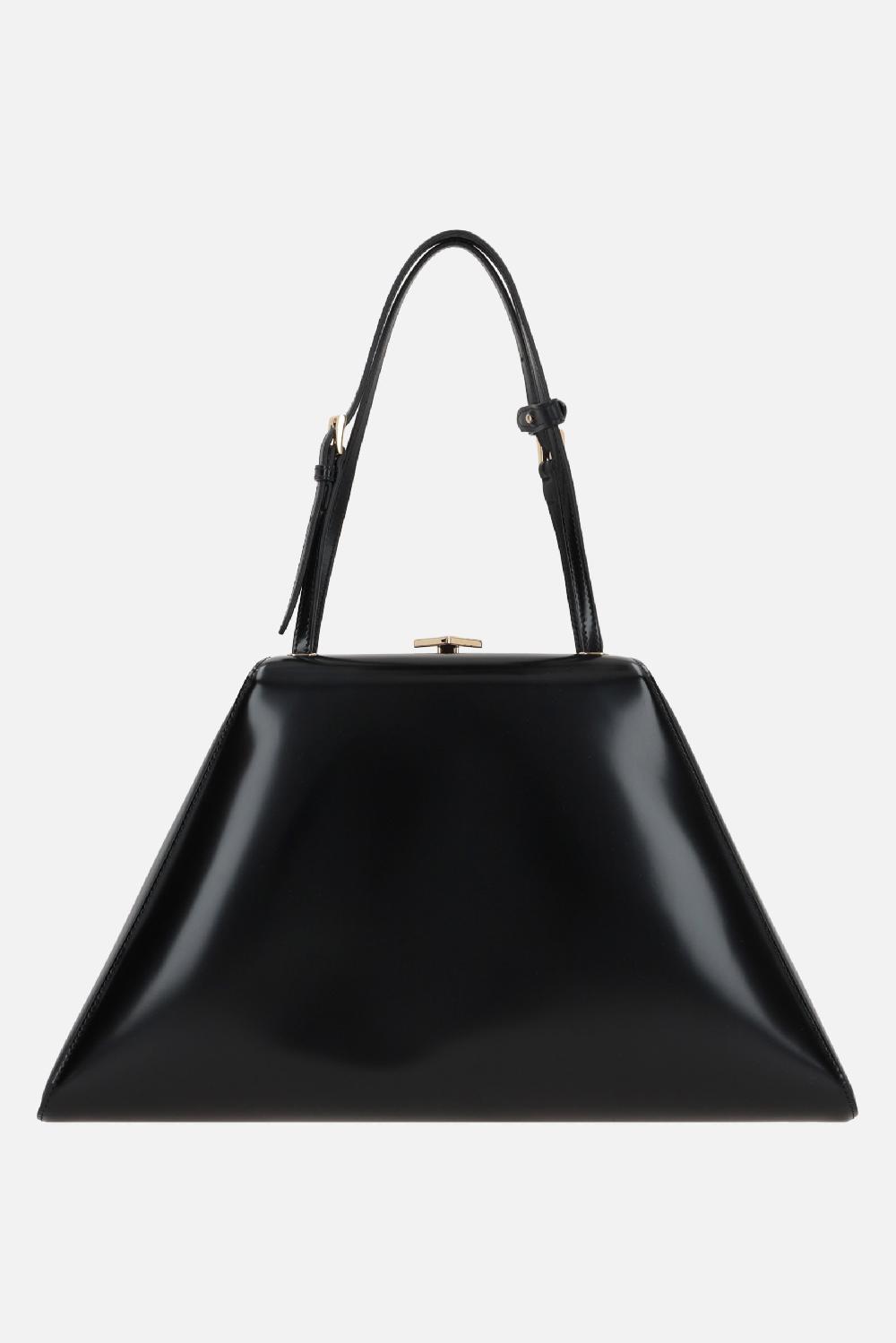 PRADA borsa a mano media in pelle spazzolata