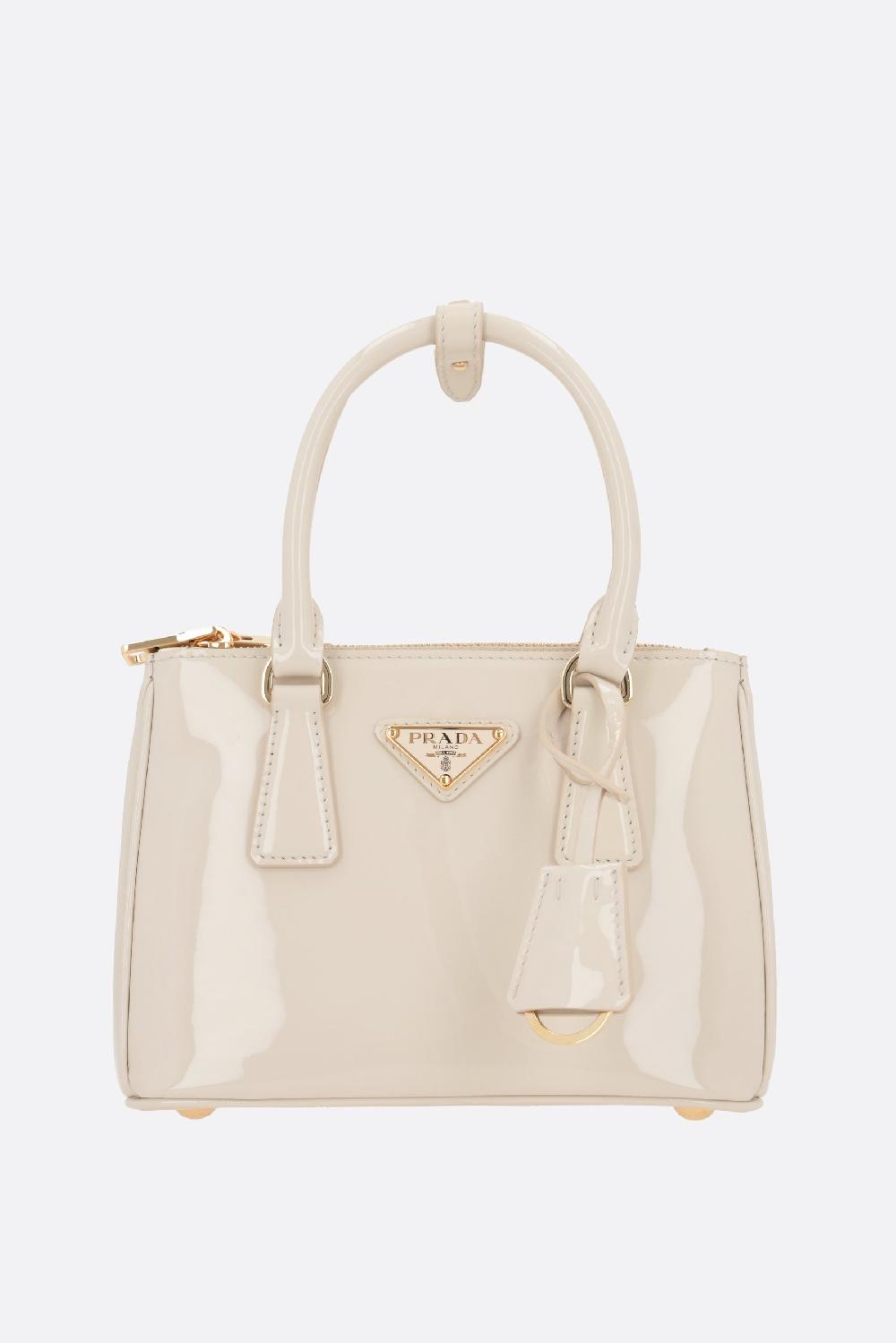 PRADA borsa a mano Prada Galleria mini in vernice