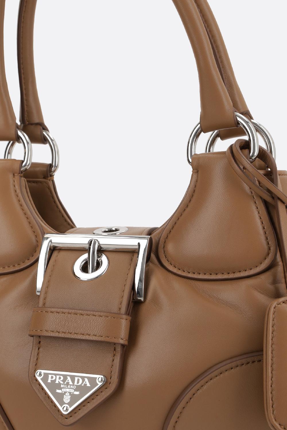 PRADA Borsa A Mano Prada Moon In Nappa Imbottita