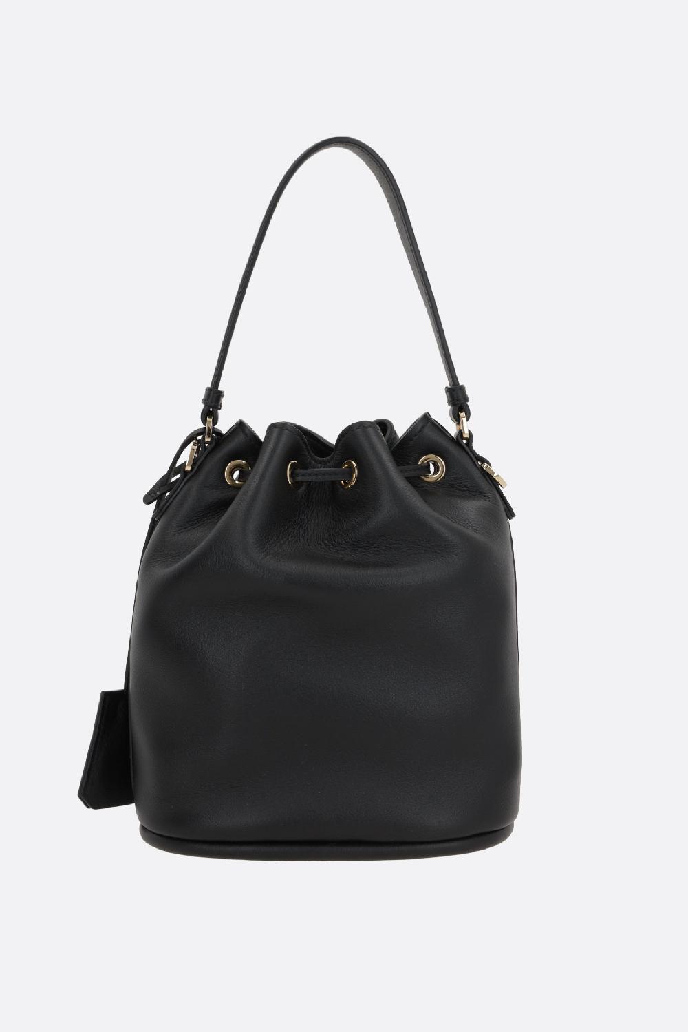 PRADA Borsa A Secchiello In Pelle Soft Grain