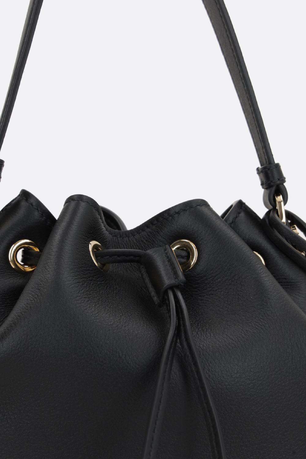 PRADA Borsa A Secchiello In Pelle Soft Grain