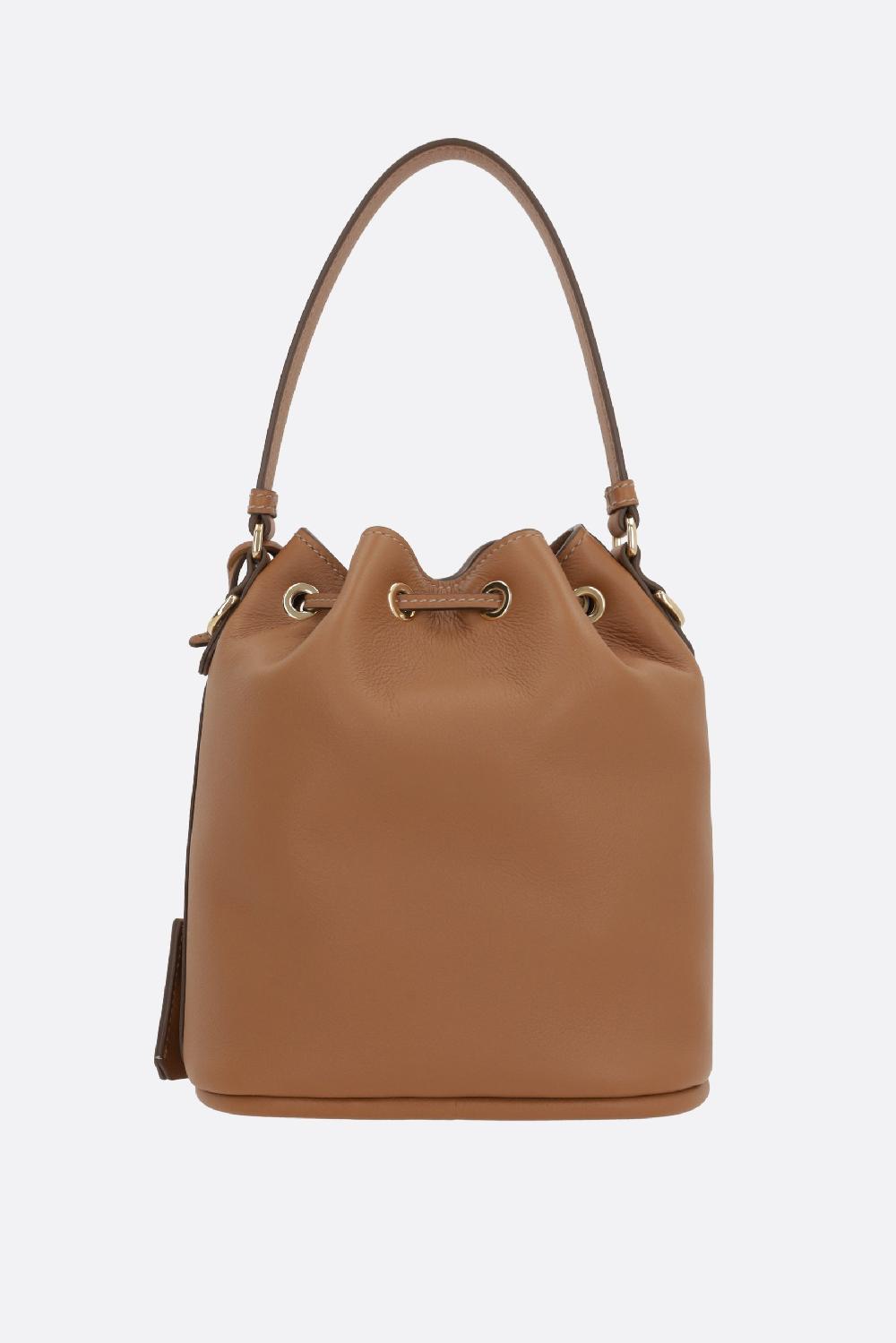 PRADA Borsa A Secchiello In Pelle Soft Grain