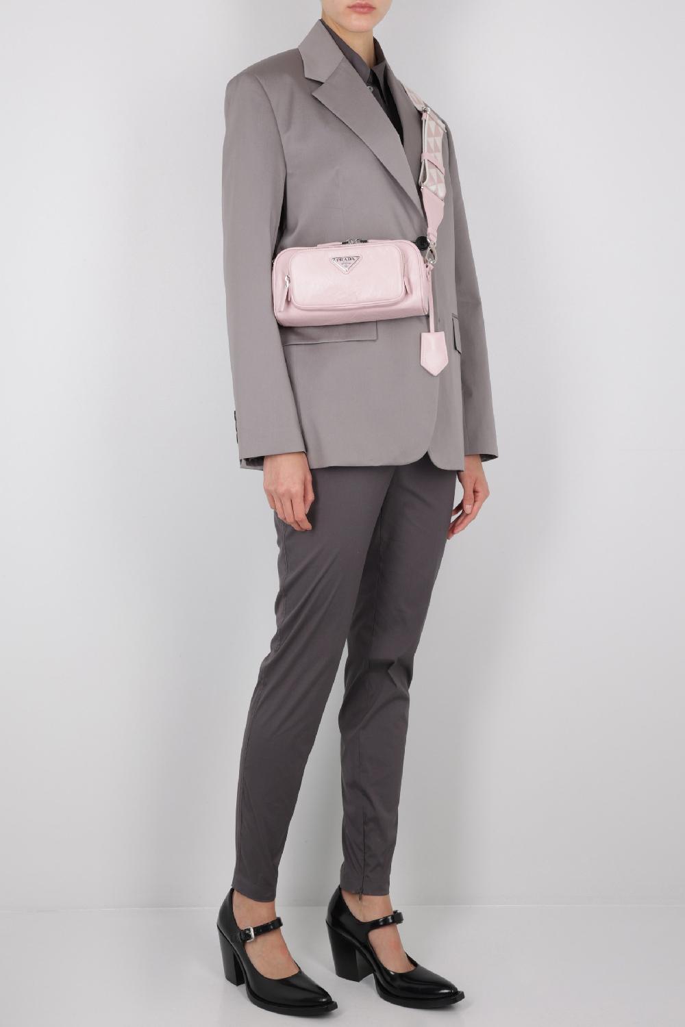 PRADA Borsa A Spalla In Nappa Antique