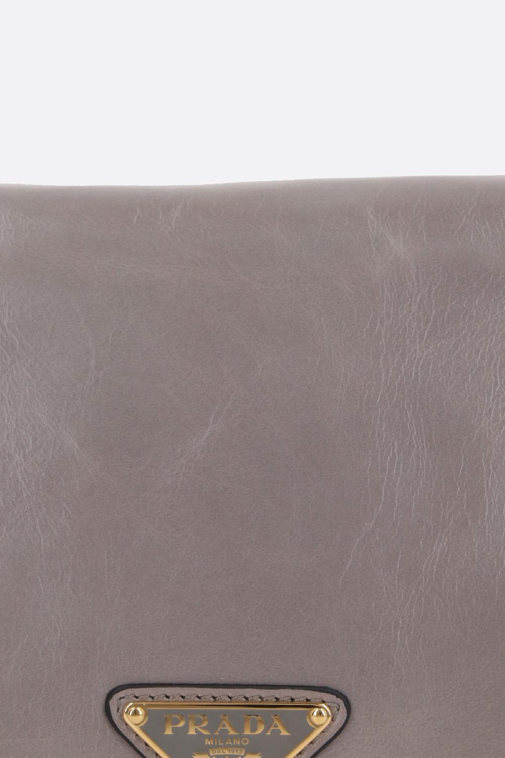 PRADA Borsa A Spalla In Pelle Soft Lux