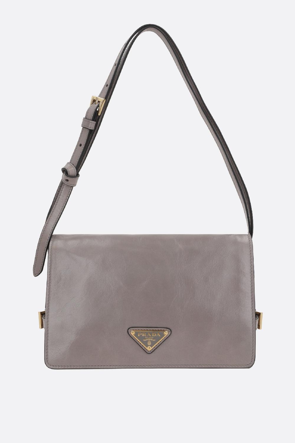 PRADA borsa a spalla in pelle Soft Lux