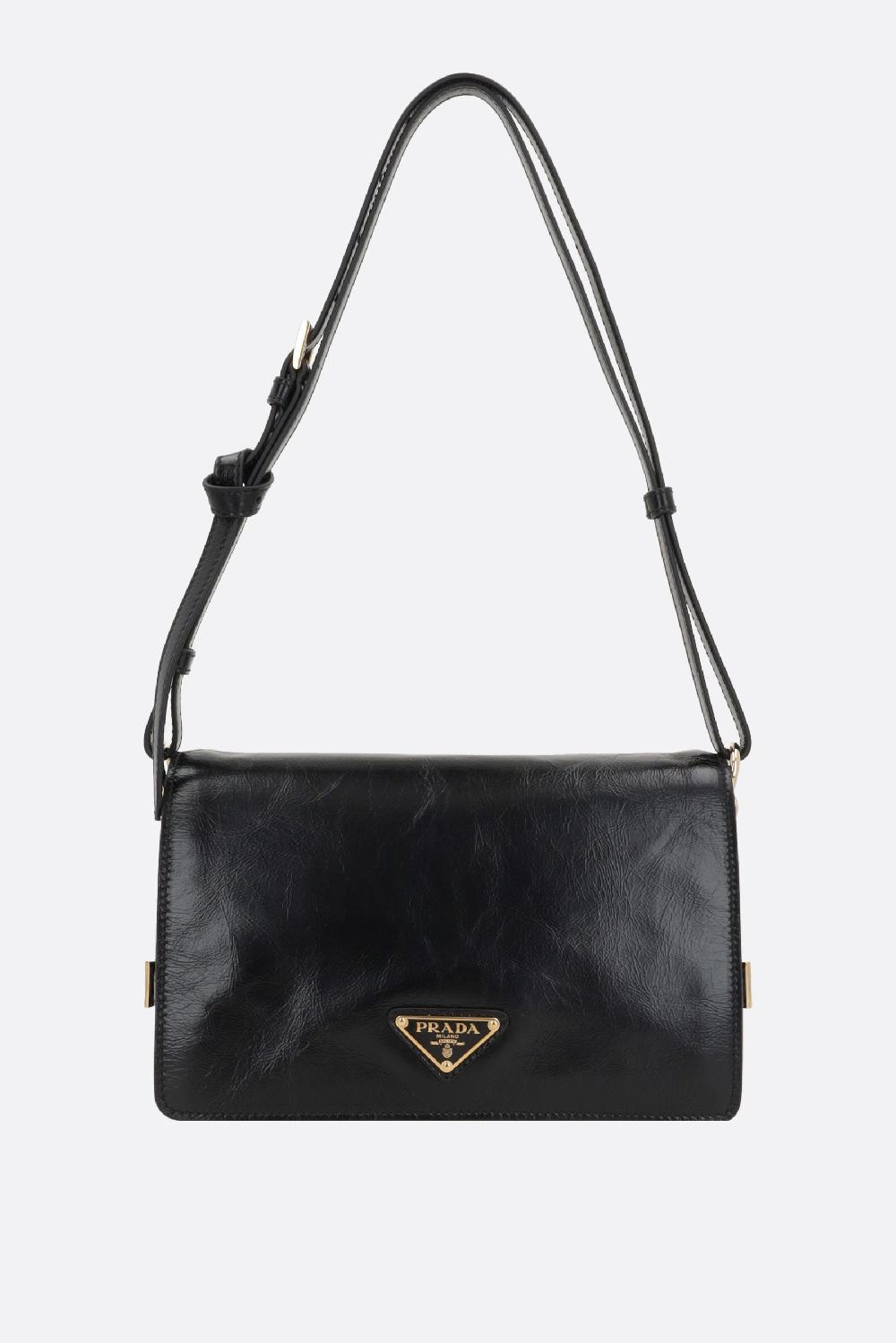 PRADA borsa a spalla in pelle Soft Lux