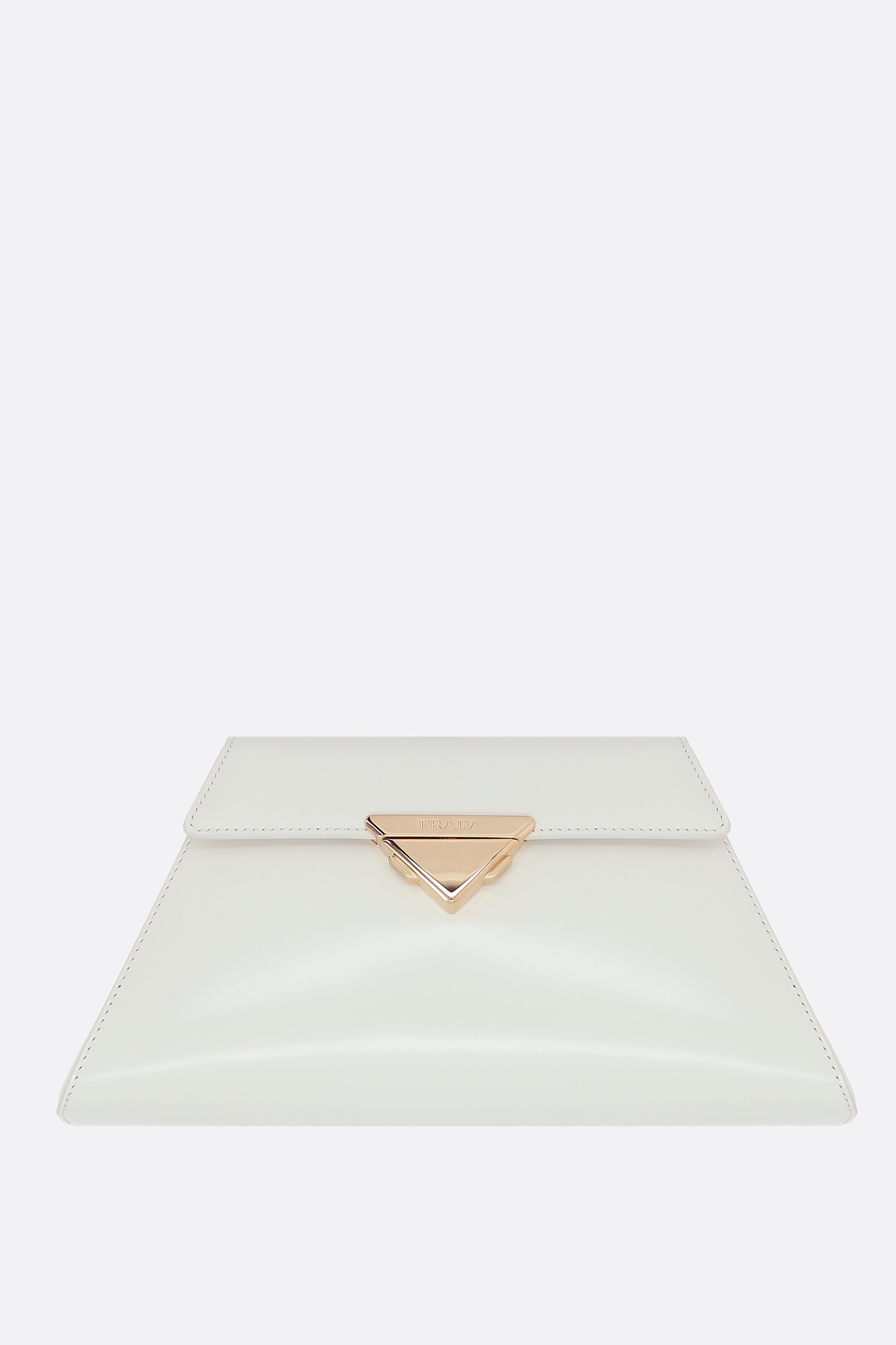 PRADA borsa a spalla media in pelle spazzolata