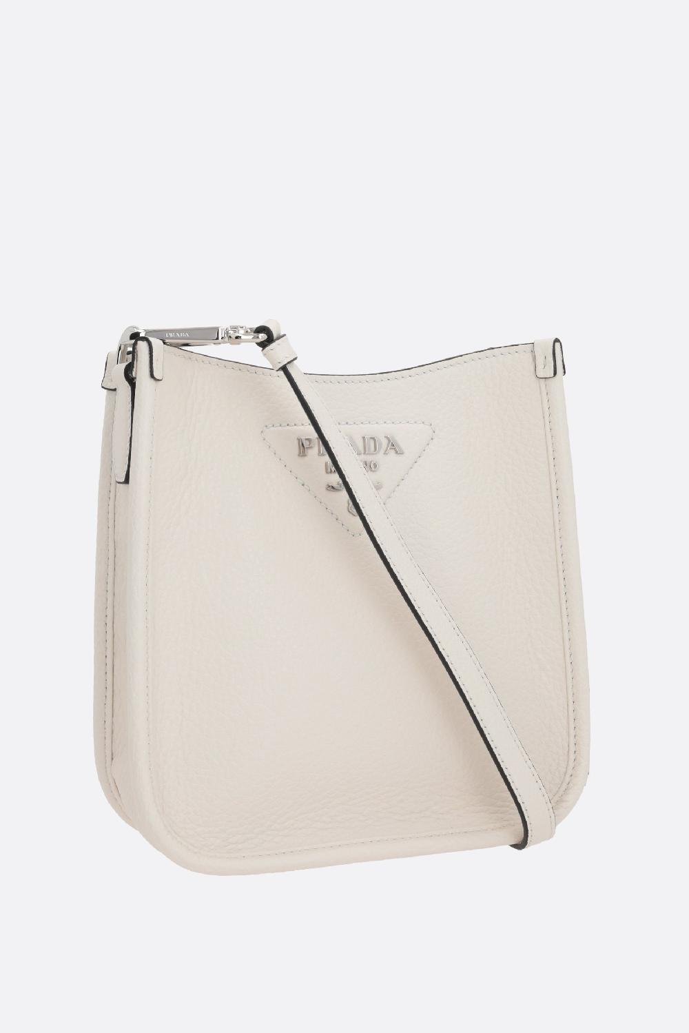 PRADA Borsa A Spalla Mini In Pelle Martellata