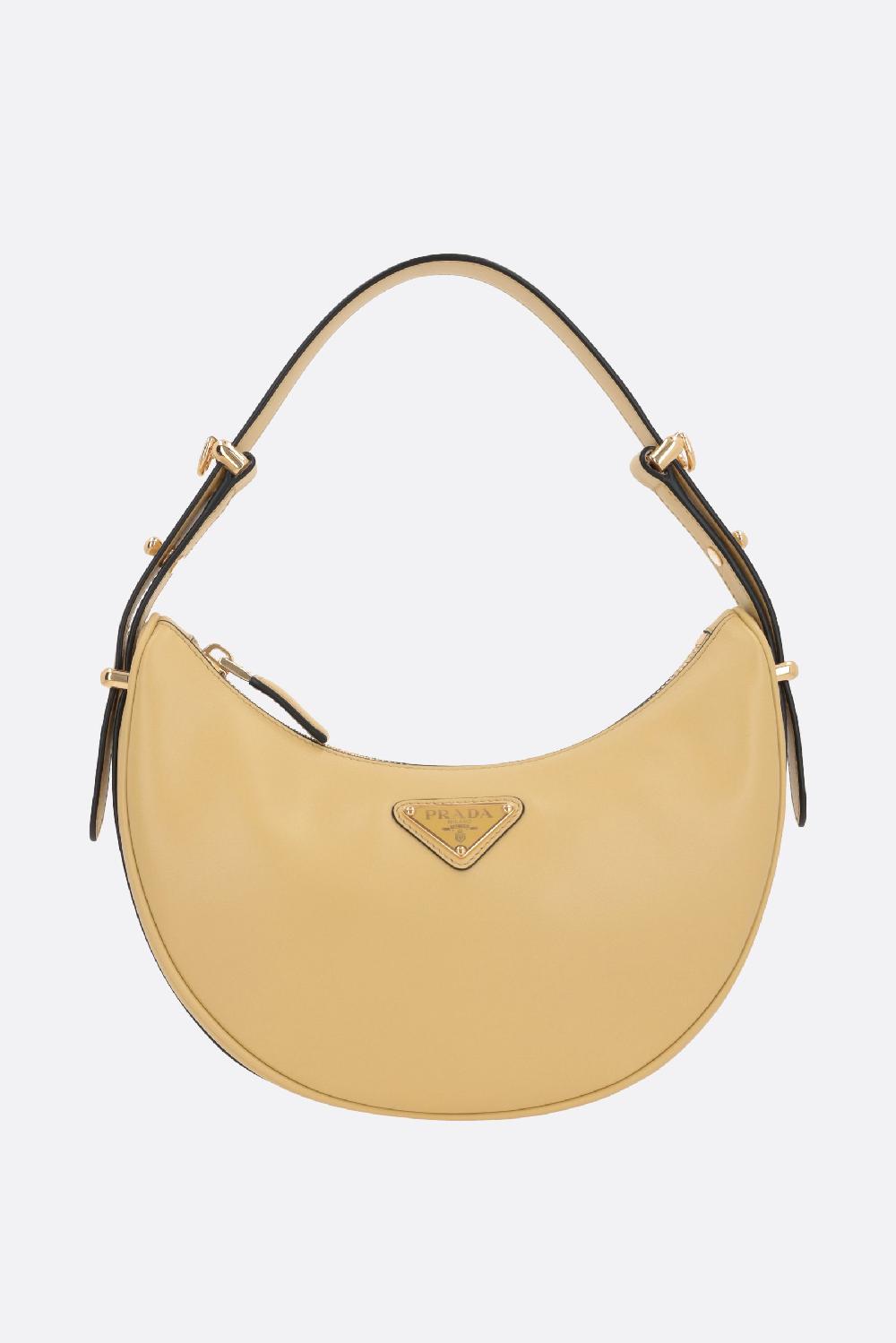 PRADA borsa a spalla Prada Arqué in pelle liscia