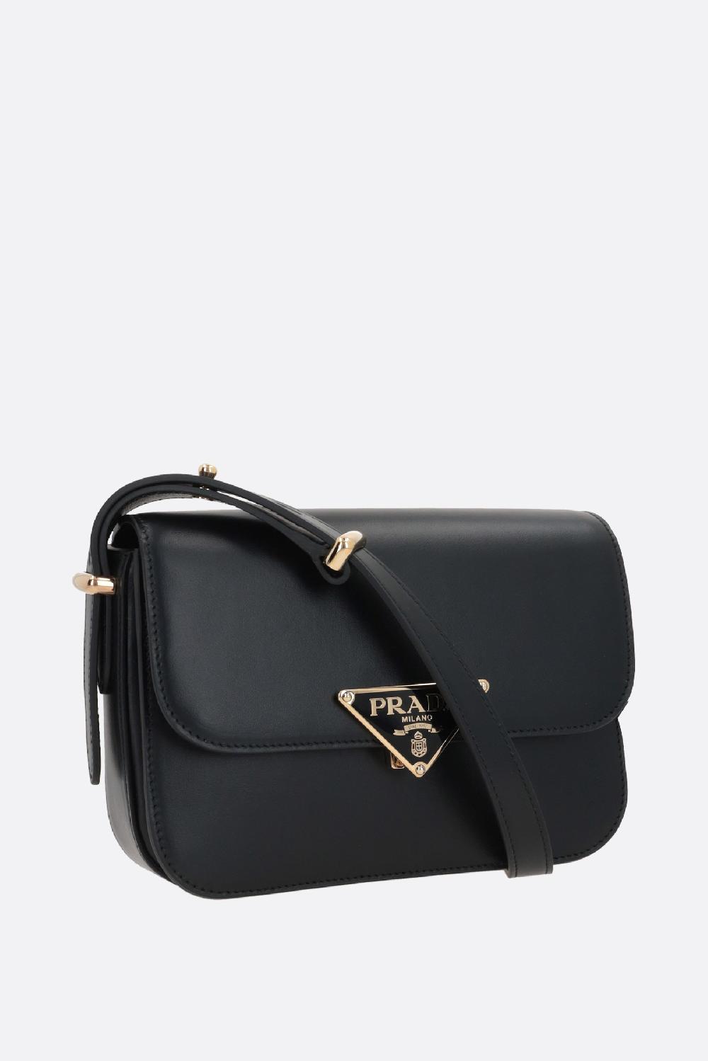 PRADA Borsa A Spalla Prada Emblème In Pelle Liscia