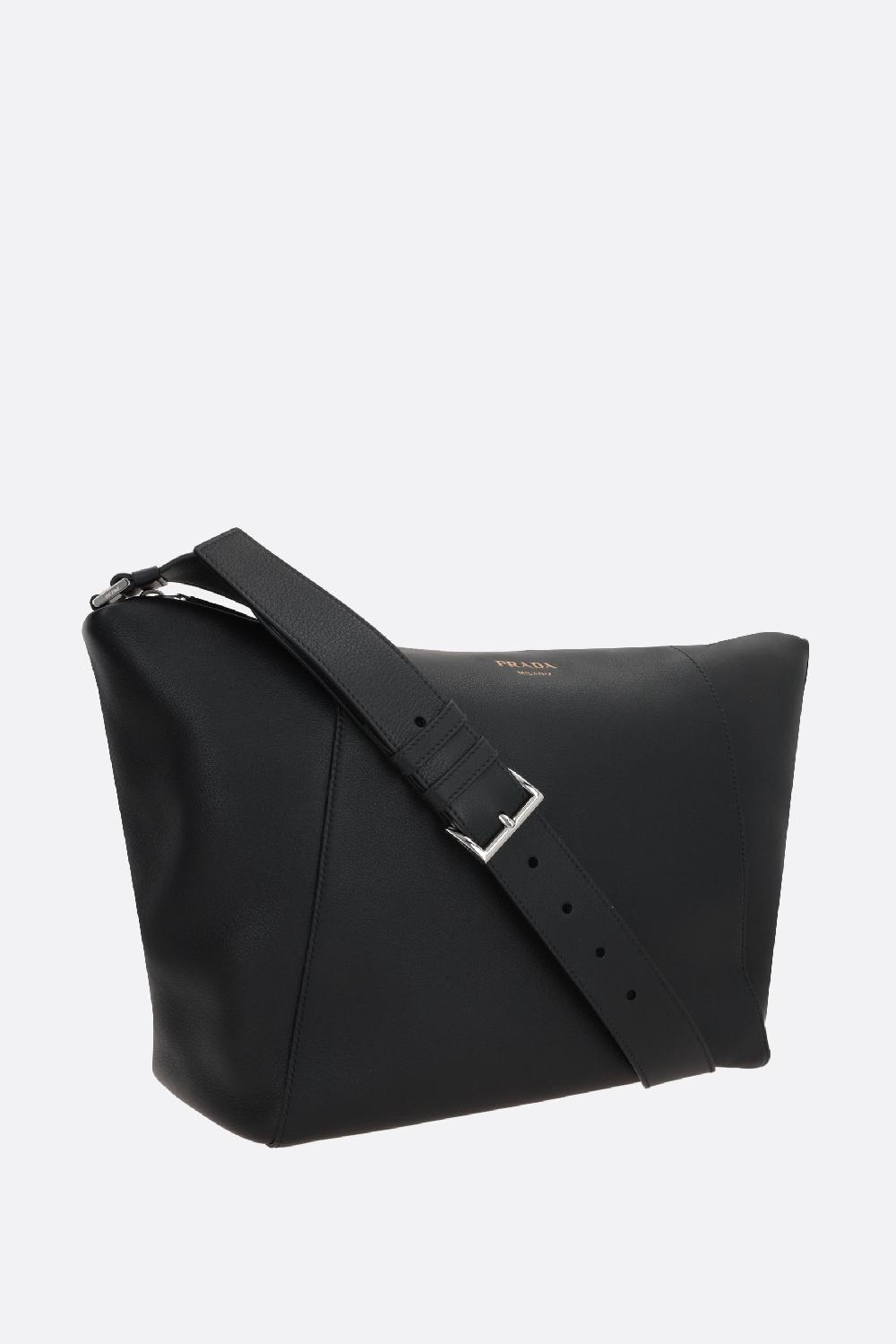 PRADA Borsa A Tracolla In Pelle Martellata