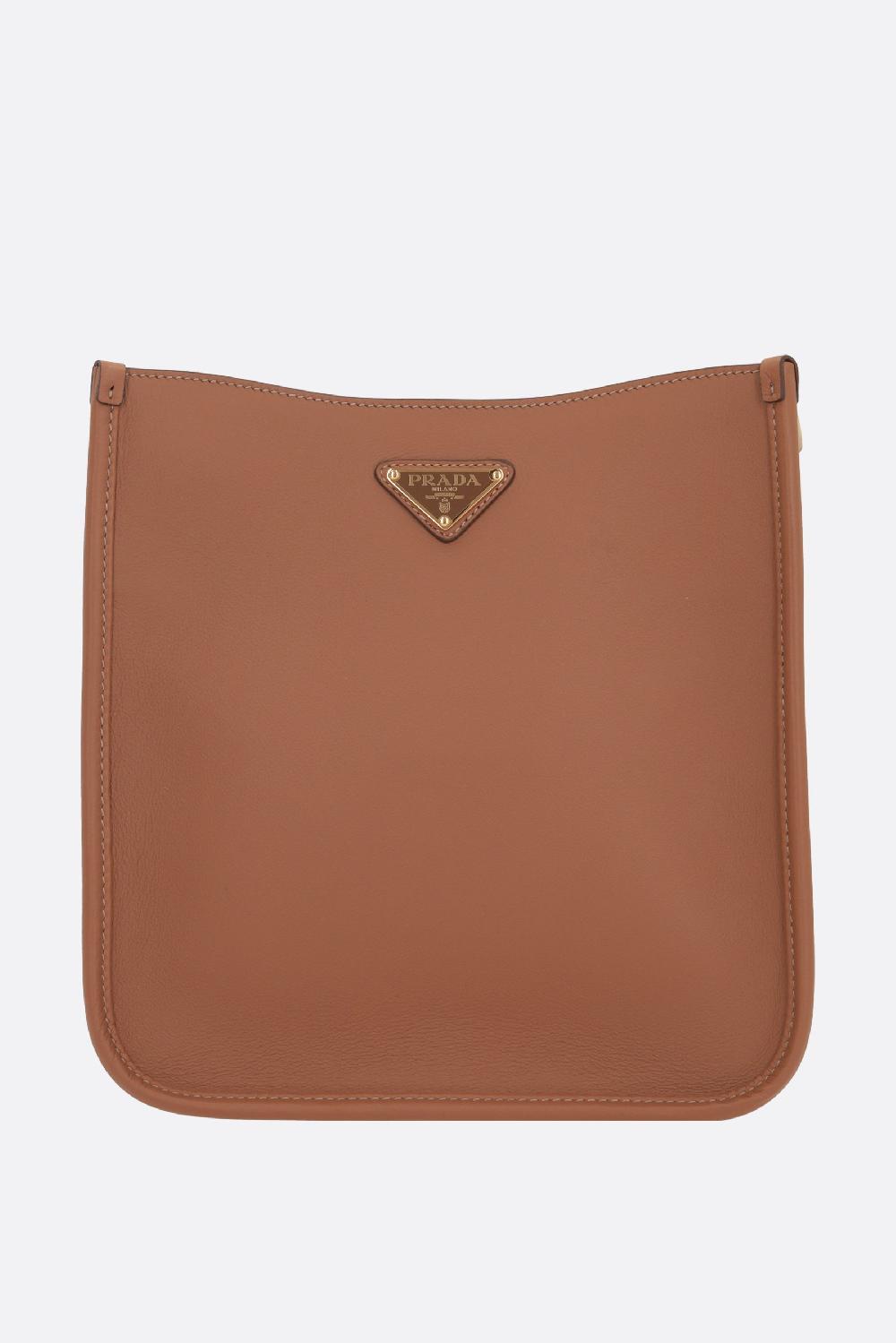 PRADA Borsa A Tracolla In Pelle Soft Grain