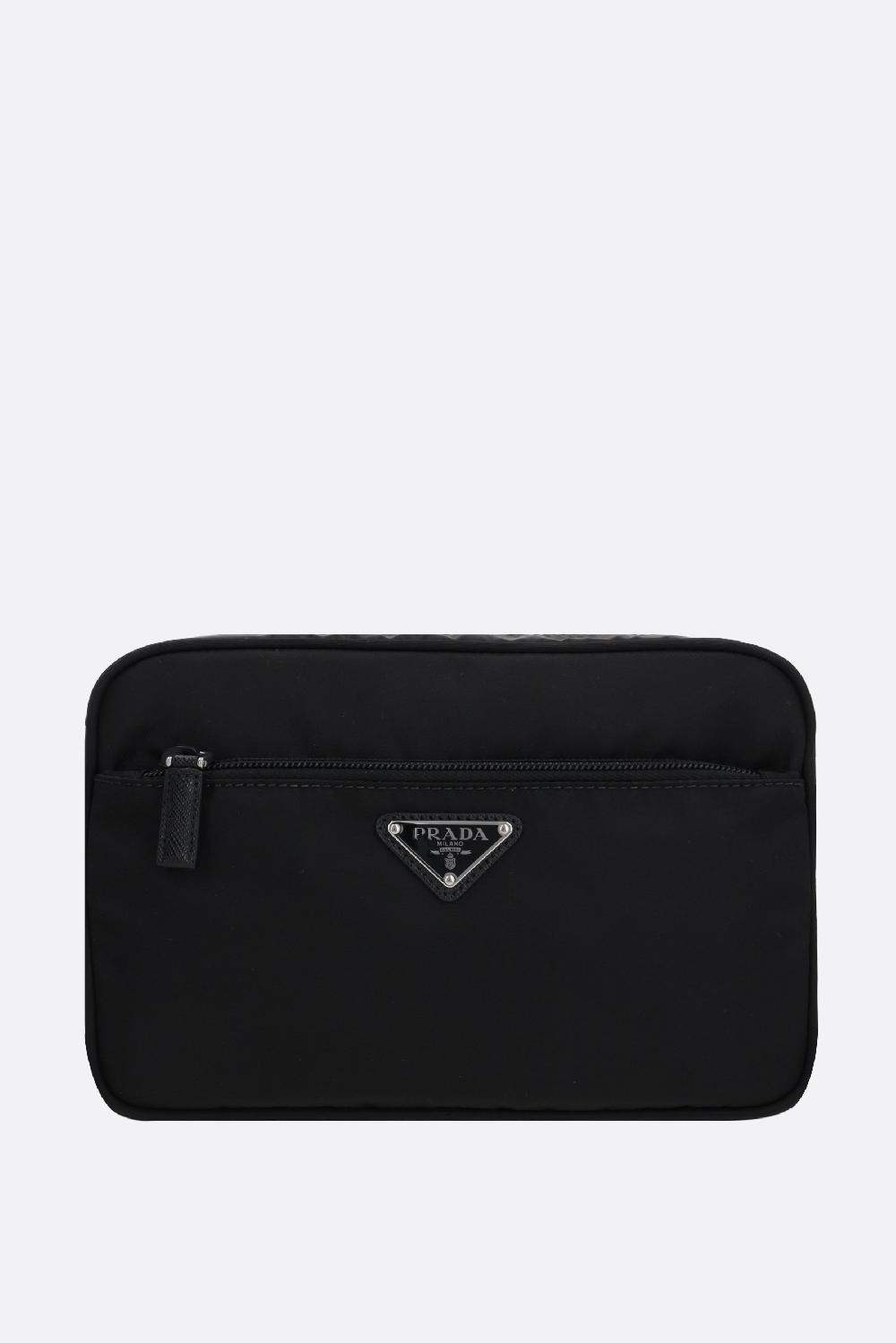 PRADA borsa a tracolla in Re-Nylon con logo