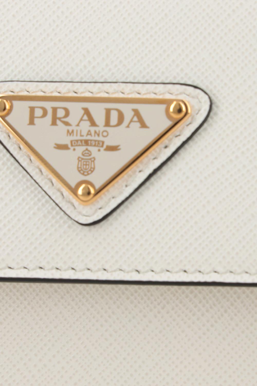 PRADA Borsa A Tracolla Mini In Pelle Saffiano Lux