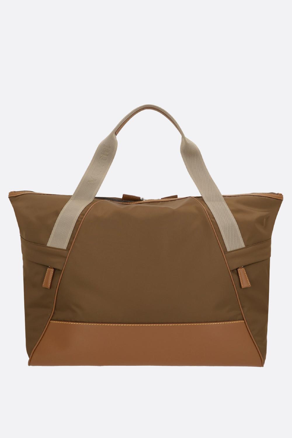 PRADA Borsa Da Viaggio In Re-Nylon E Pelle Liscia