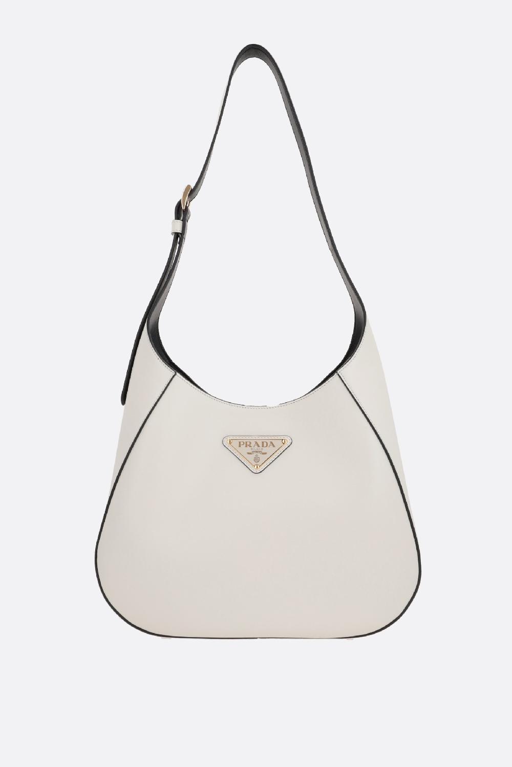 PRADA borsa hobo media in pelle City