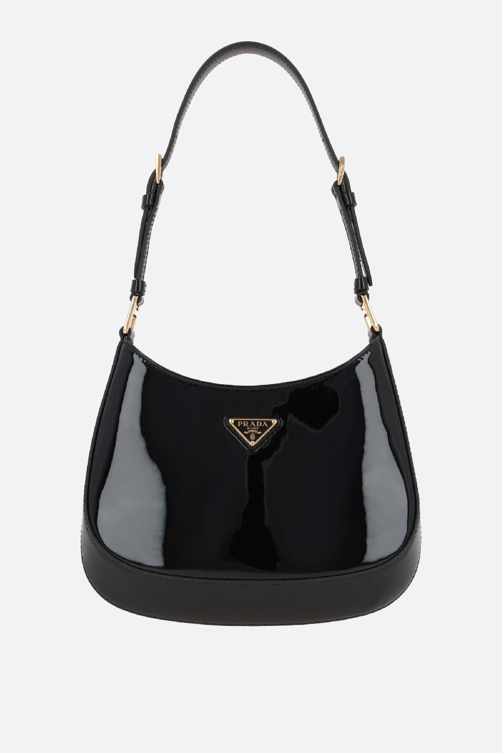 PRADA borsa hobo Prada Cleo in vernice