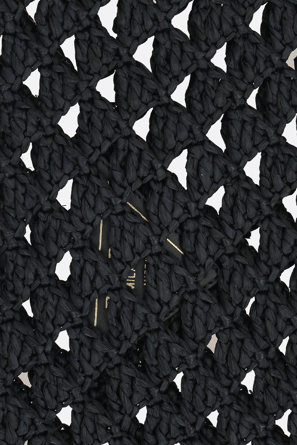 PRADA Borsa Shopping In Rafia Sintetica