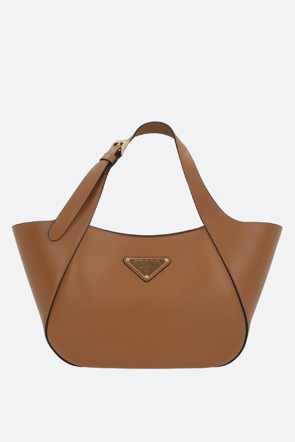 PRADA borsa shopping media in pelle City