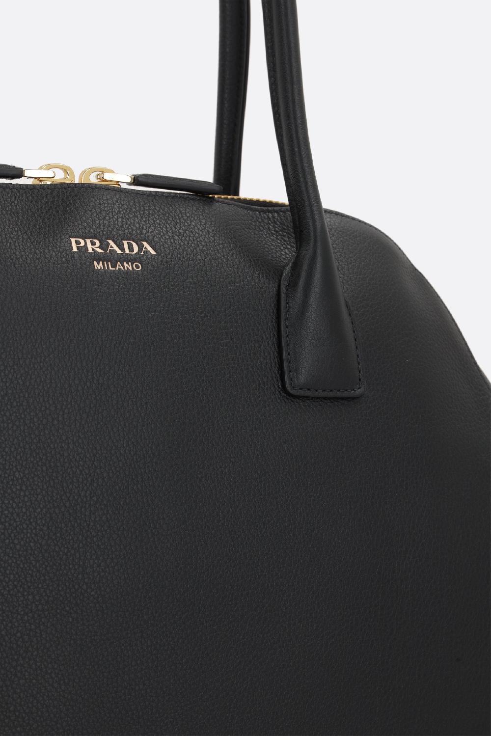PRADA Borsa Shopping Media In Pelle Soft Grain