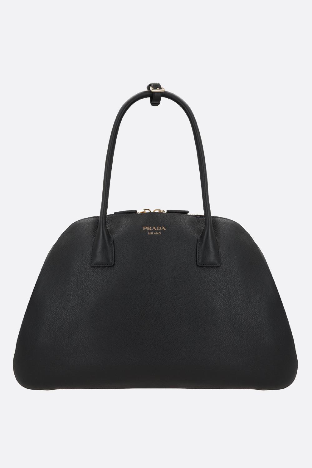 PRADA Borsa Shopping Media In Pelle Soft Grain