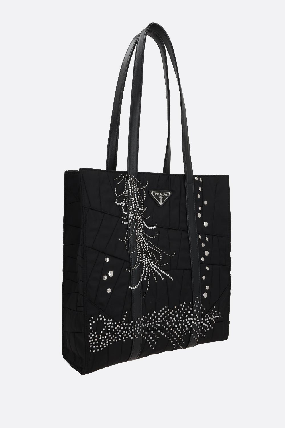 PRADA Borsa Shopping Medium In Re-Nylon Patch