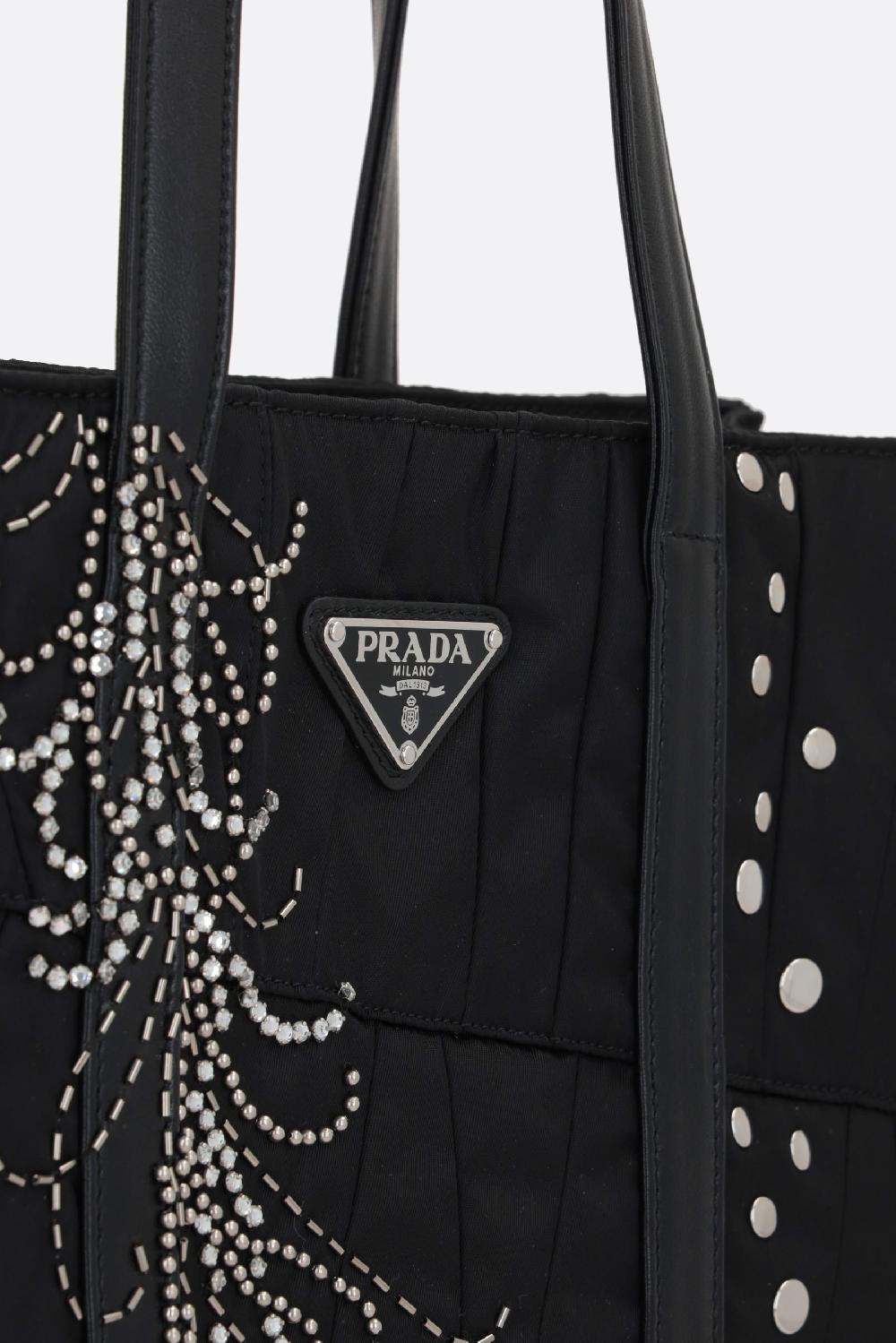 PRADA Borsa Shopping Medium In Re-Nylon Patch