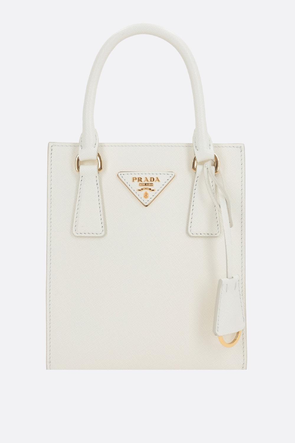 PRADA borsa tote in pelle Saffiano Lux