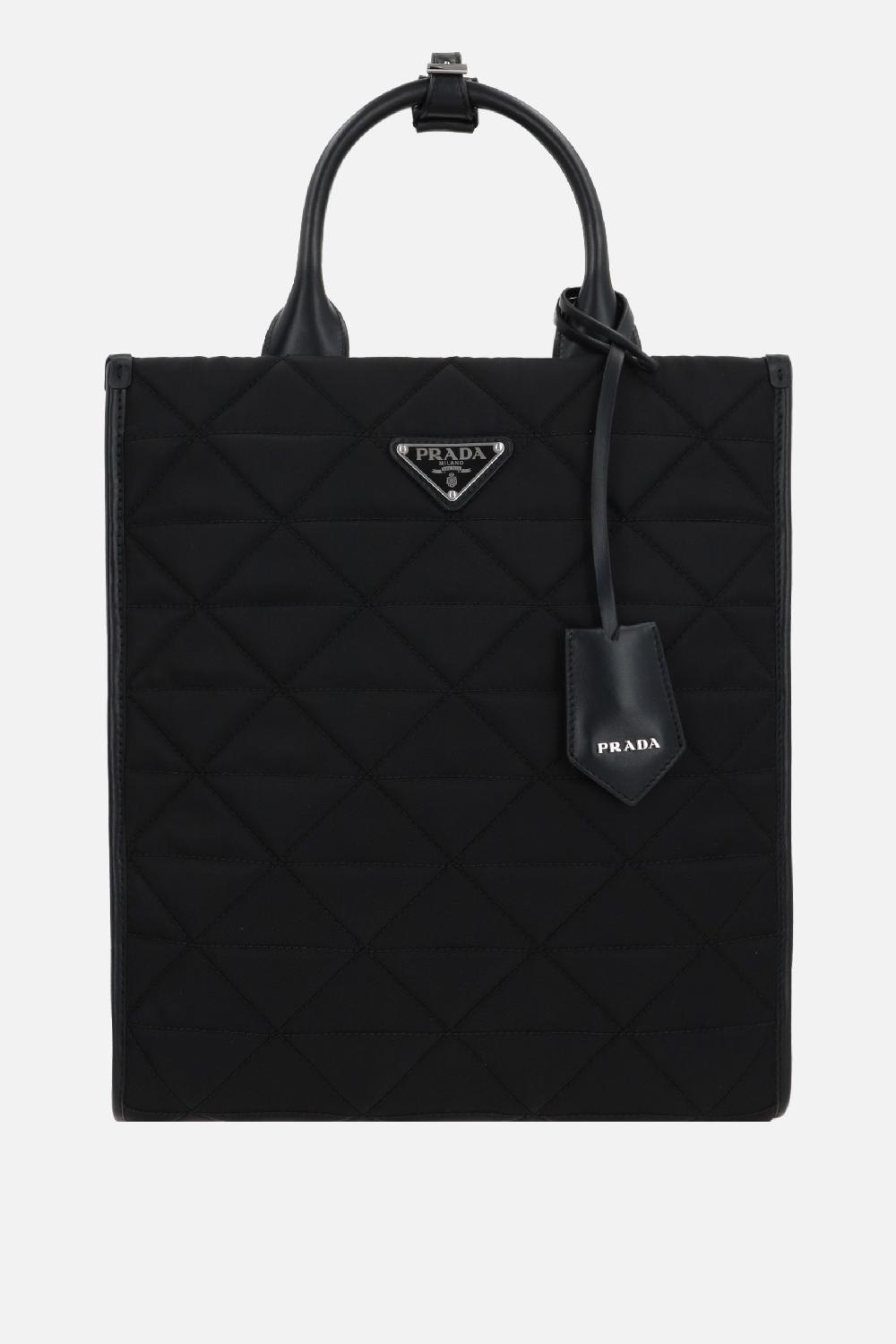 PRADA borsa tote in Re-Nylon matelassé