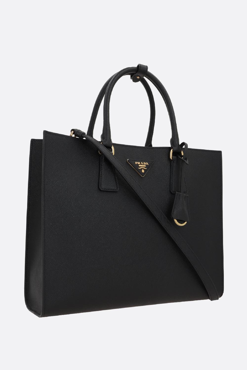 PRADA Borsa Tote Media In Pelle Saffiano Lux