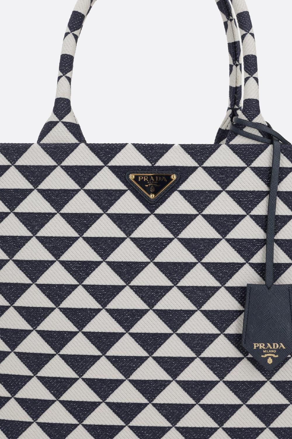 PRADA Borsa Tote Prada Symbole Large In Jacquard