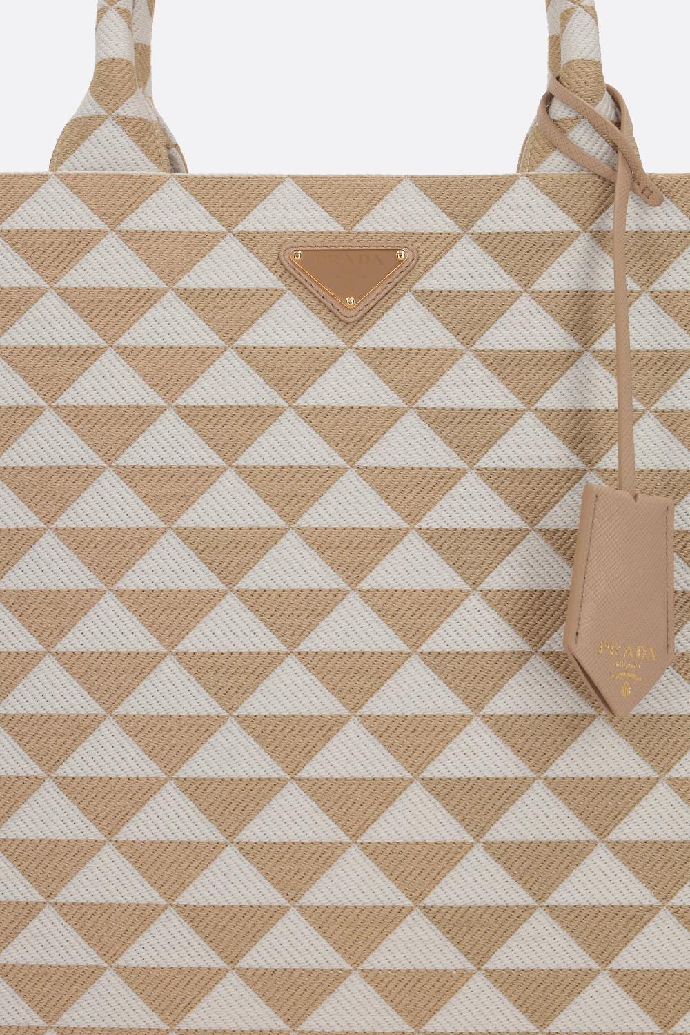 PRADA Borsa Tote Prada Symbole Large In Jacquard