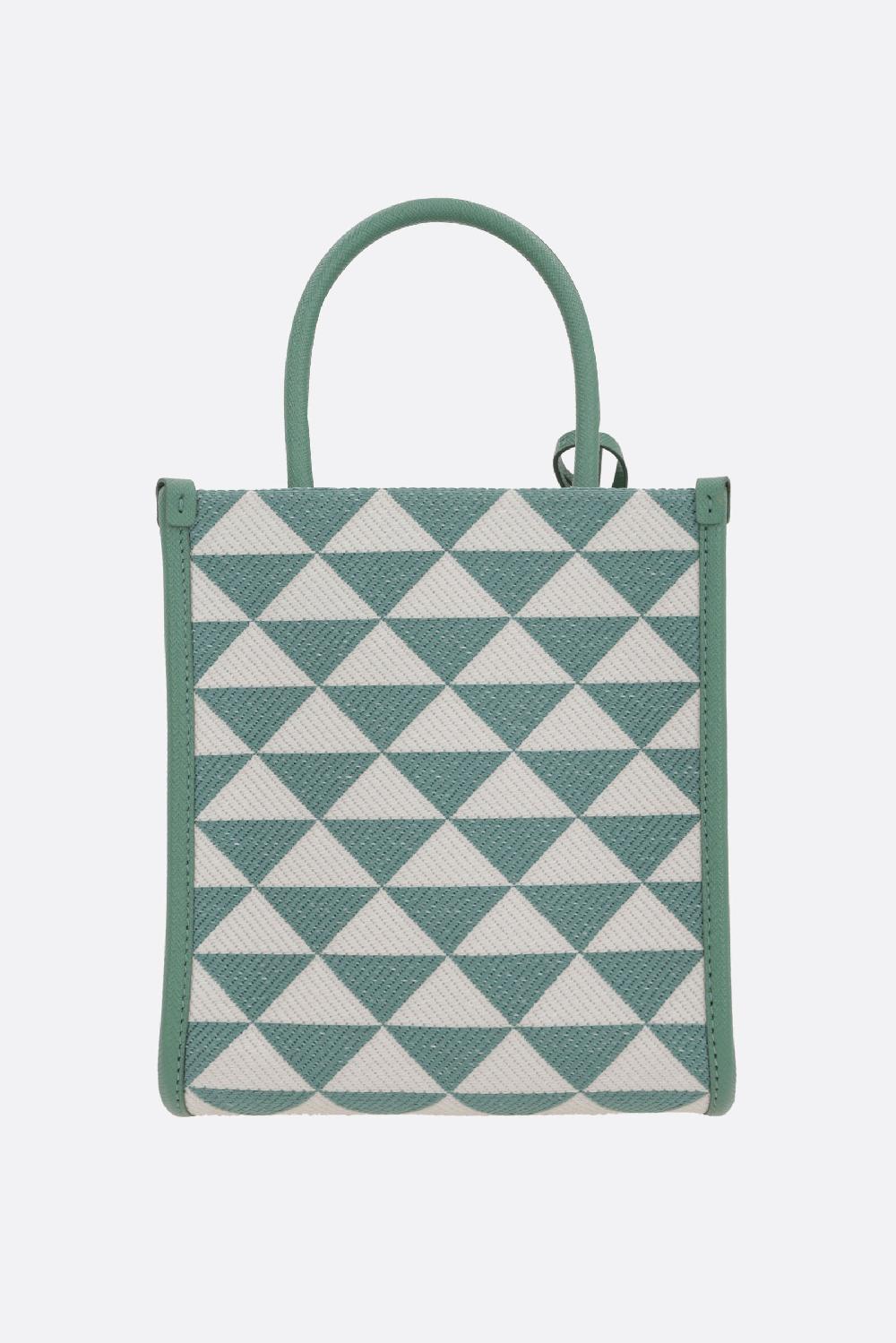 PRADA Borsa Tote Prada Symbole Mini In Jacquard