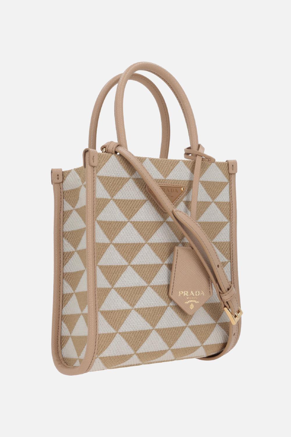 PRADA Borsa Tote Prada Symbole Mini In Jacquard