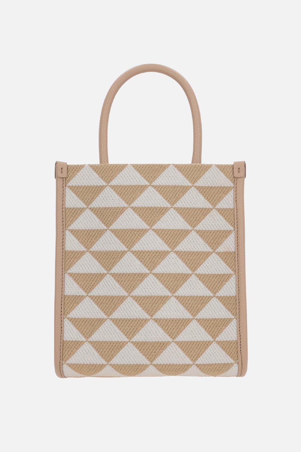 PRADA Borsa Tote Prada Symbole Mini In Jacquard