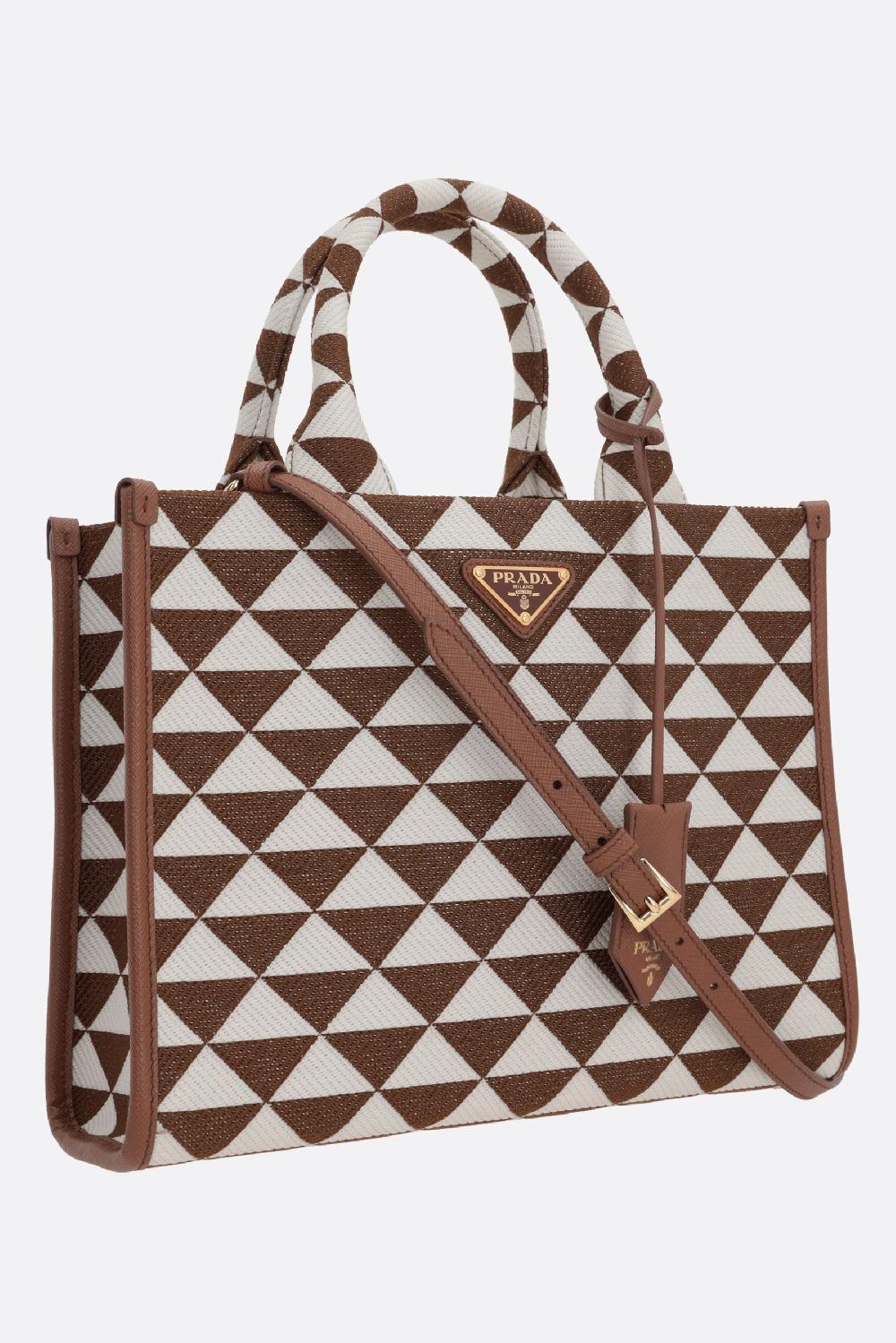 PRADA Borsa Tote Prada Symbole Small In Jacquard