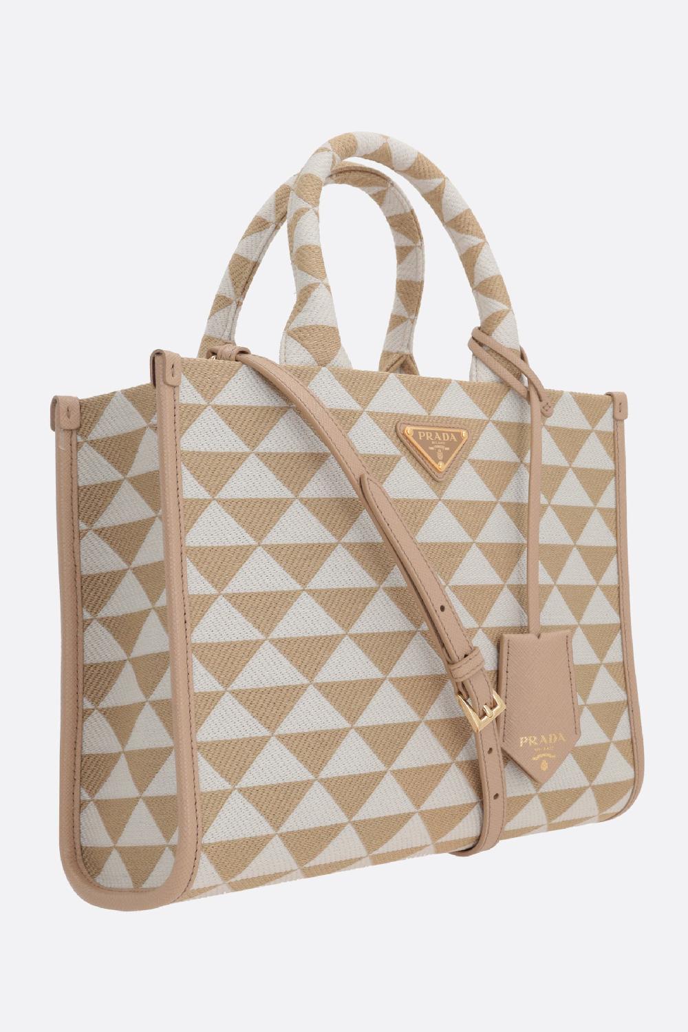 PRADA Borsa Tote Prada Symbole Small In Jacquard