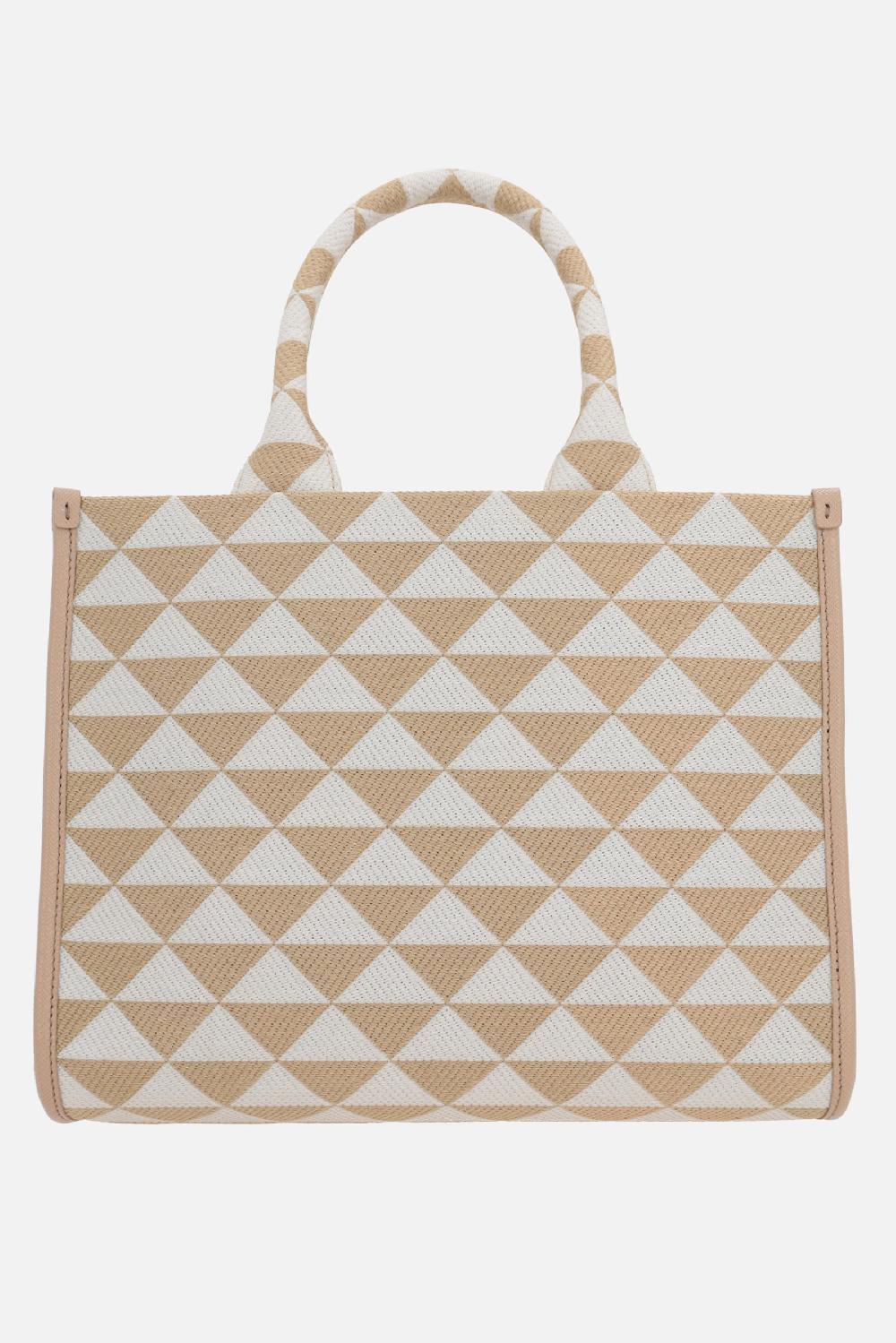 PRADA Borsa Tote Prada Symbole Small In Jacquard