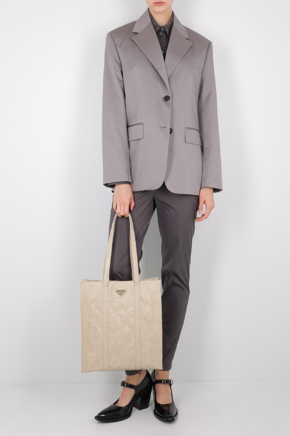 PRADA Borsa Tote Small In Nappa Antique