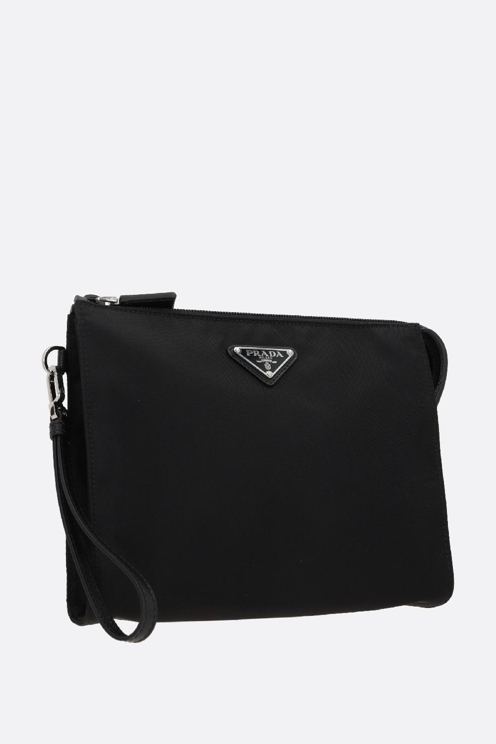 PRADA Busta In Re-Nylon Con Logo