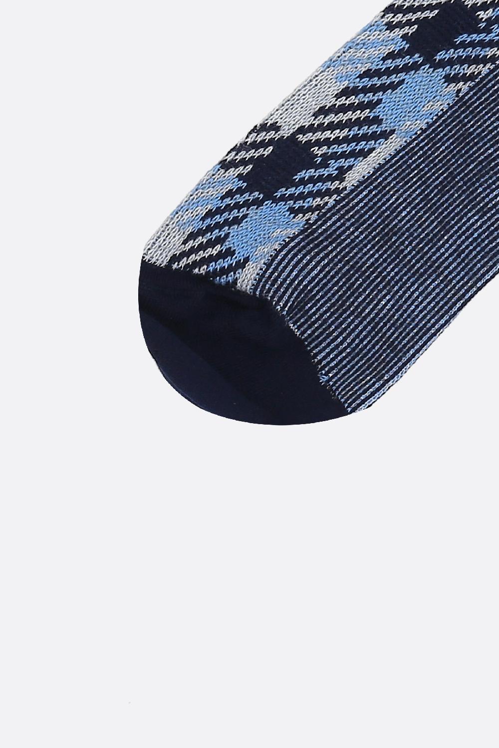 PRADA Calze In Misto Cotone Check